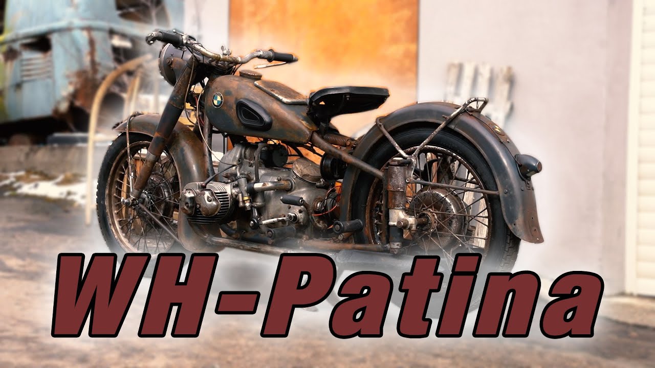 EDELWEISS | Wehrmacht Patina selbstgemacht - BMW R66 - YouTube