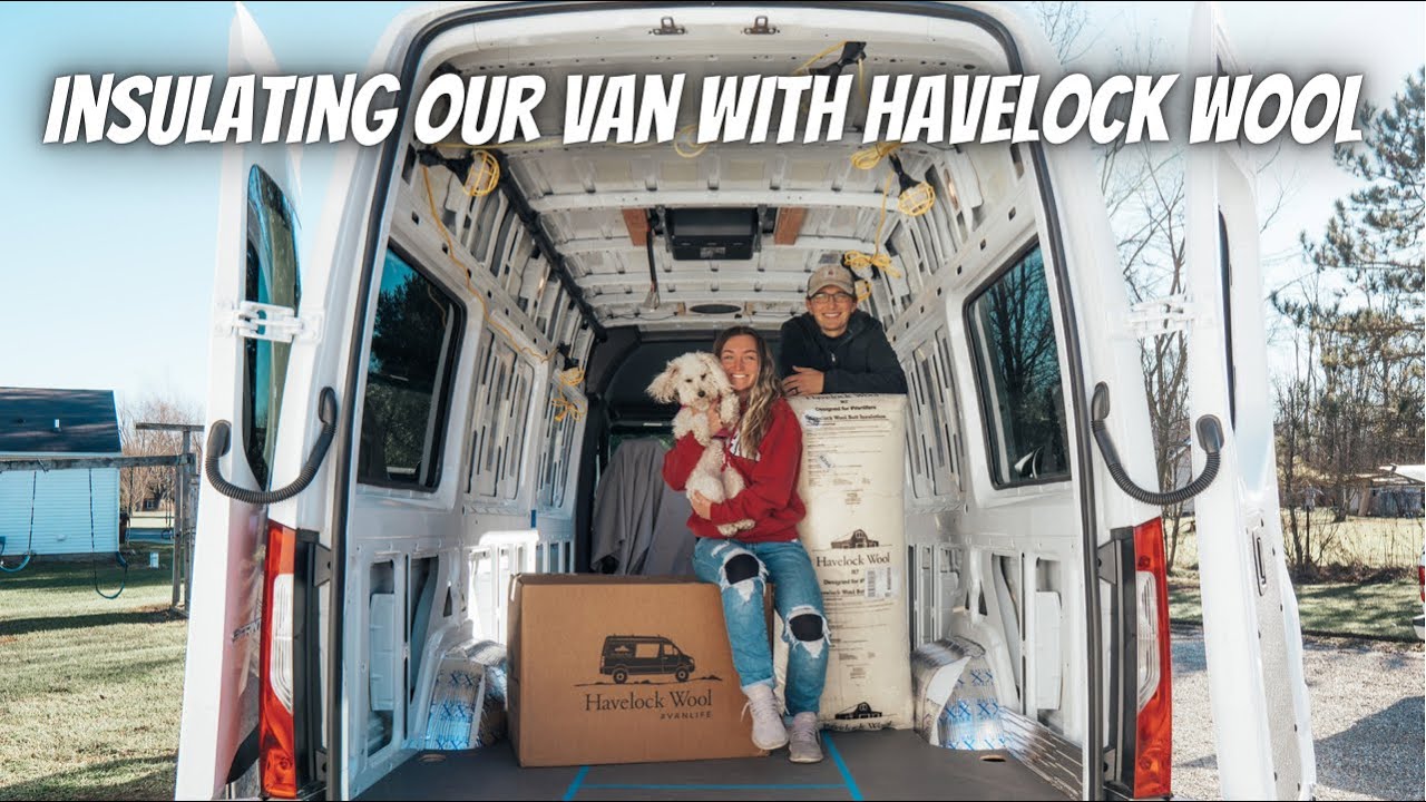 Insulating Our Sprinter Van with Havelock Wool and Putting up Furring ...