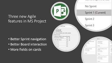 Three new Agile features in Microsoft Project
