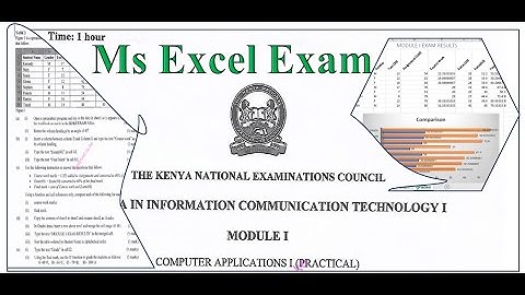 July 2022 Task 2: Excel & Spreadsheet Skills for DICT Exam | Computer Applications I Practical