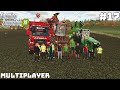 HARVESTING SUGARBEET W/ 10 HARVESTERS | OBERSCHWABEN | Farming Simulator 25 Multiplayer | Ep 17