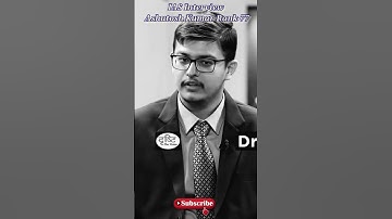 Ashutosh Kumar Rank-77 IAS Interview | Drishti IAS