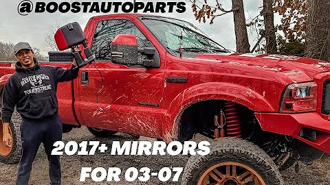 2017+ MIRRORS ON 06 F250! REVIEW AND INSTALL!!