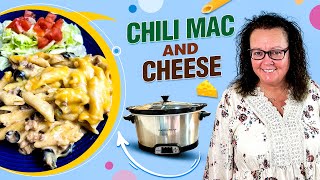 WHATS FOR DINNER TONIGHT 2022 | SLOW COOKER CHILI MAC AND CHEESE RECIPE