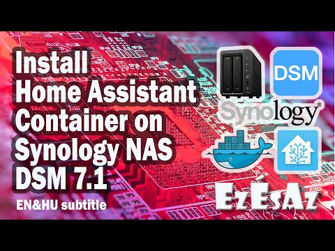 04 Home Assistant telepítése Synology NAS-on Docker tárolóban