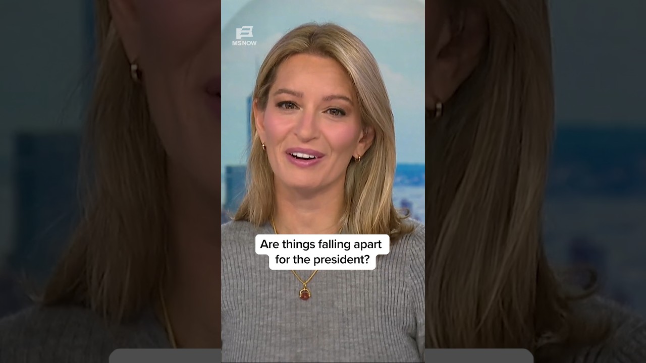 ⁣Are things falling apart for the president?
