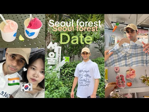 🇮🇳🇰🇷A young Indian man enjoyed a fresh early summer day in Seoul Forest with his Korean lover!