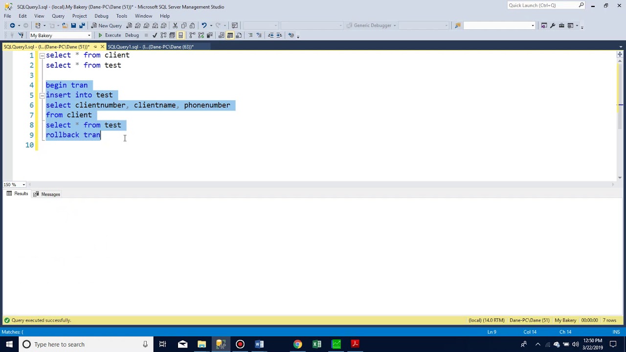 How to insert data into a table from an another table - YouTube