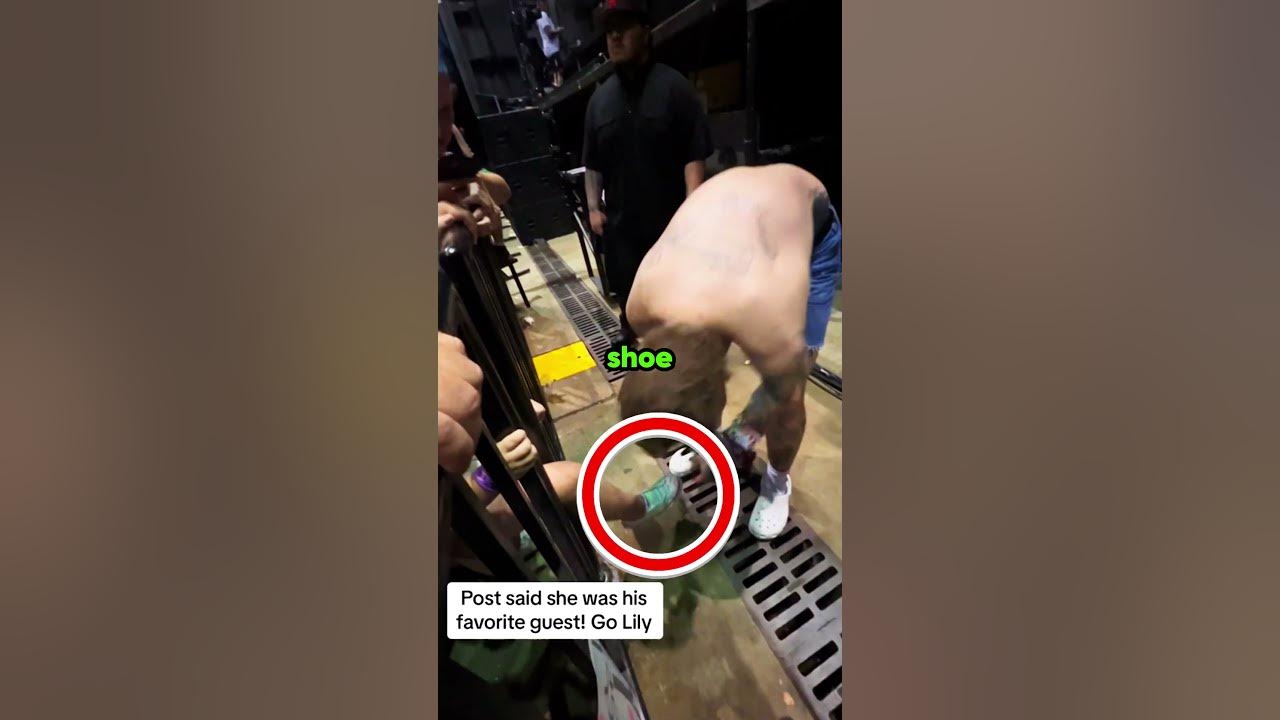 Post Malone BROUGHT This LITTLE GIRL To TEARS..! #shorts #shortsfeed #postmalone #concert #fyp