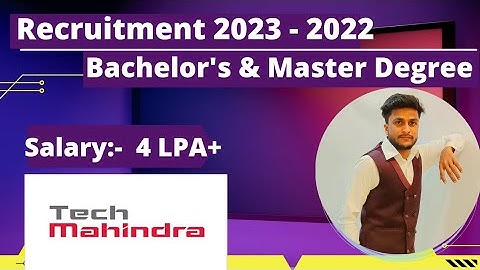 Tech Mahindra Mass Hiring For 2023 2022 Batch | Mahindra Recruitment 2023 | Tech Off Campus Drive