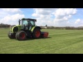 Sports pitch maintenance  verti draining