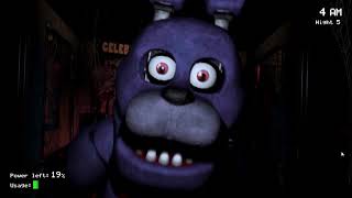 Five nights at Freddy's 1 let's play with irrelevant music and Sandwich №3