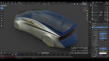 concept car quick modeling - vehicle 024 - part 5 - 4x timelapse