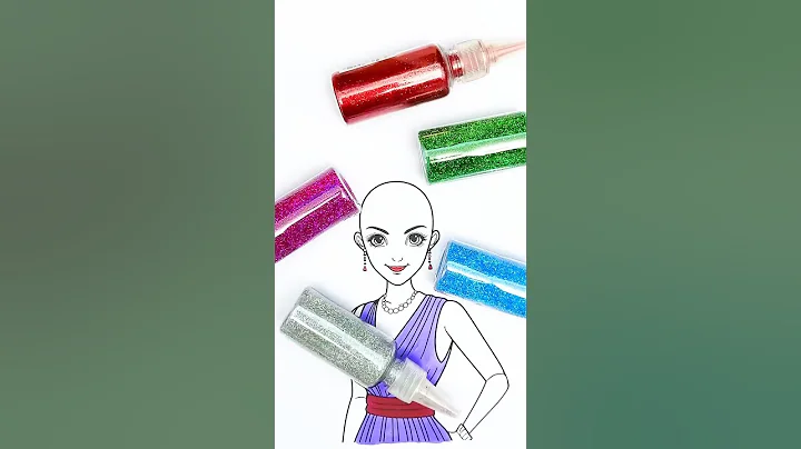 DIY Rainbow colors Afro hairstyle art craft for kids #kids #forkids #kidsart #shiny