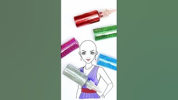 DIY Rainbow colors Afro hairstyle art craft for kids #kids #forkids #kidsart #shiny