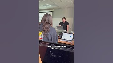 Can you believe she did that??😂 #college #tanning #professor #students #university