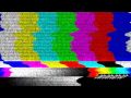 Tv color bars  distorted with static and timecode