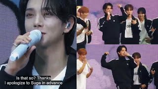Joshua from seventeen perform daechwita by AgustD! Carat land day 2 Full live performance!!!
