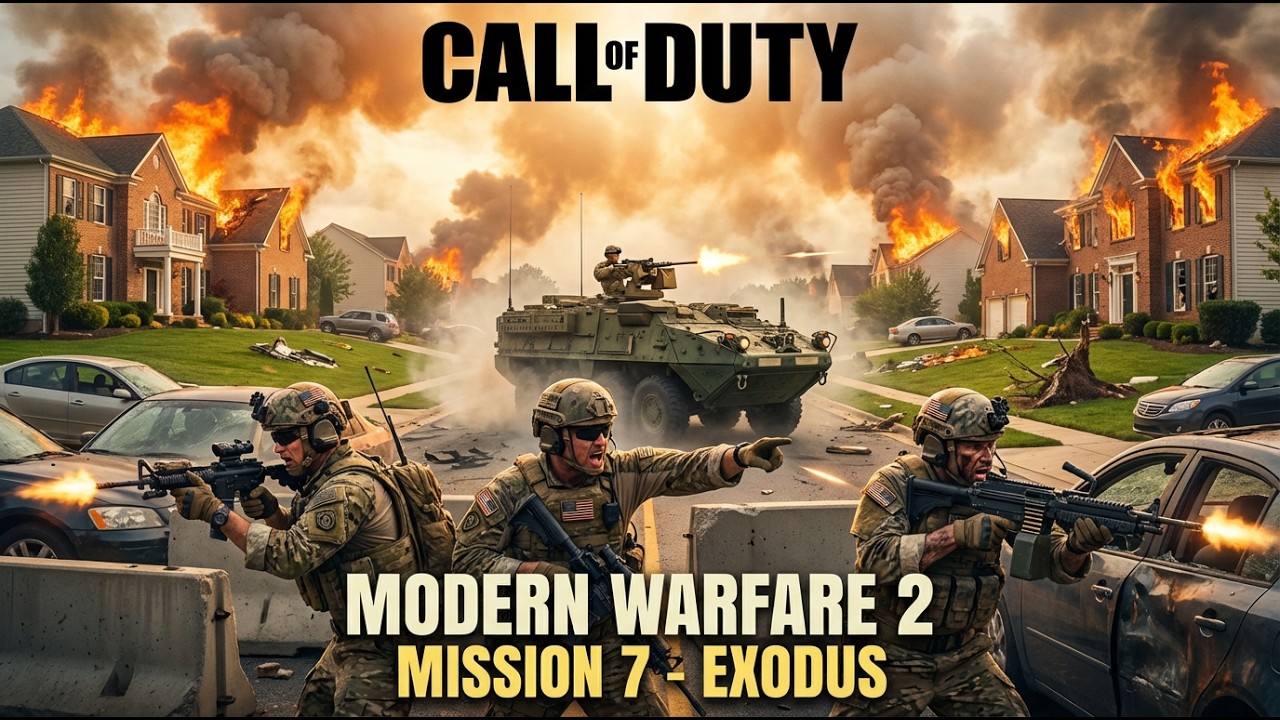 Call of Duty: Modern Warfare 2 – Mission 7 Walkthrough | Exodus Washington D.C. Defense