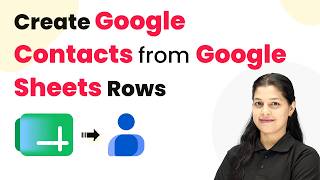 Create Google Contacts from Google Sheets Rows Automatically