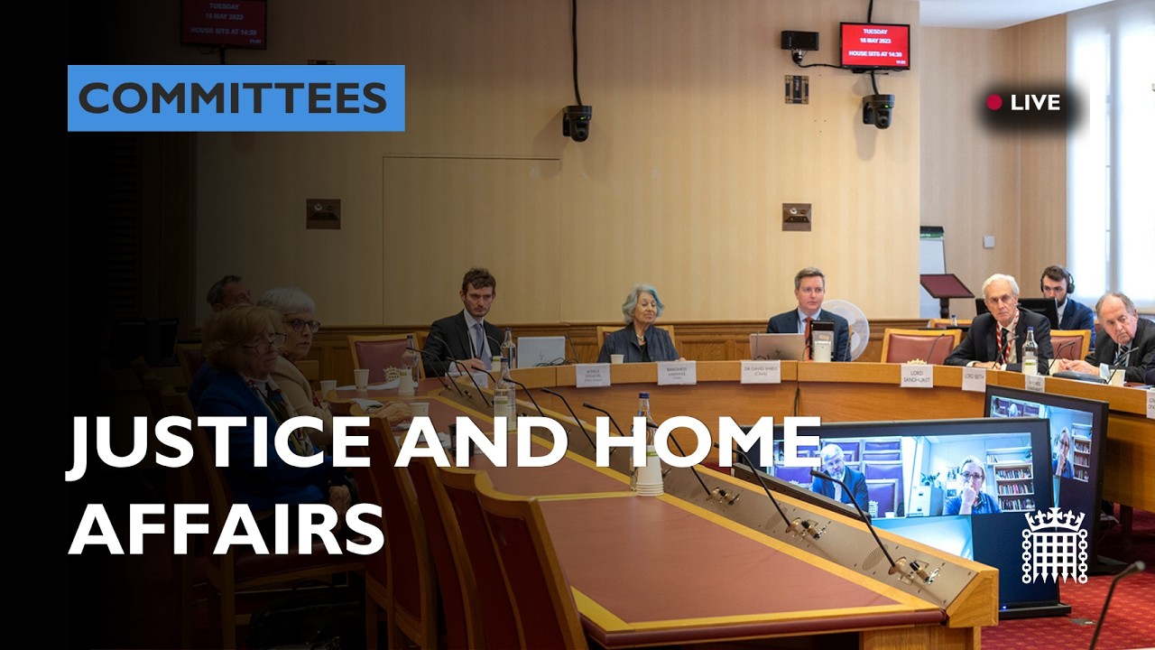 Home Secretary Shabana Mahmood MP questioned by Lords Justice and Home Affairs Committee