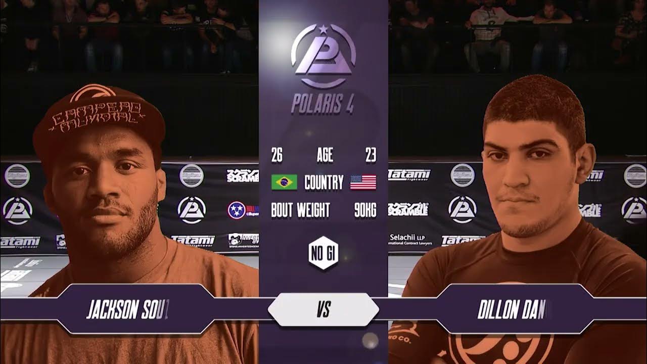 DILLON DANIS FULL FIGHT vs JACKSON SOUSA POLARIS BJJ YouTube