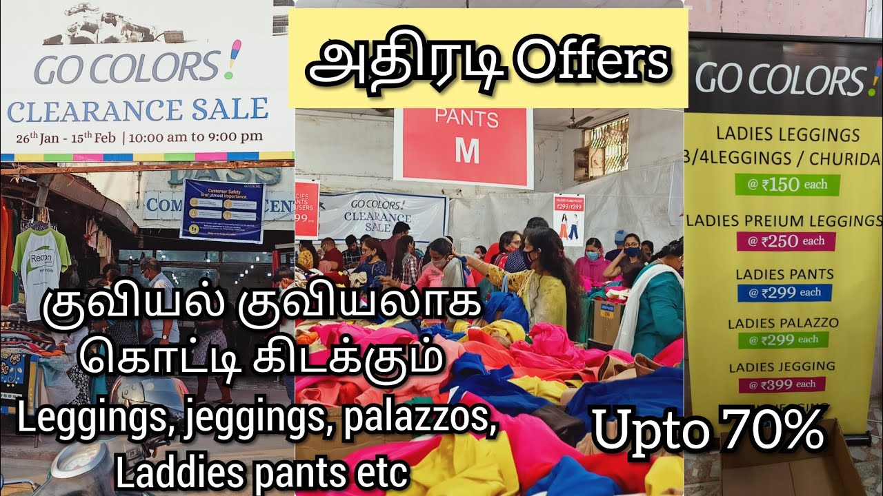 Go Colors Clearance sale, Offers upto 70%