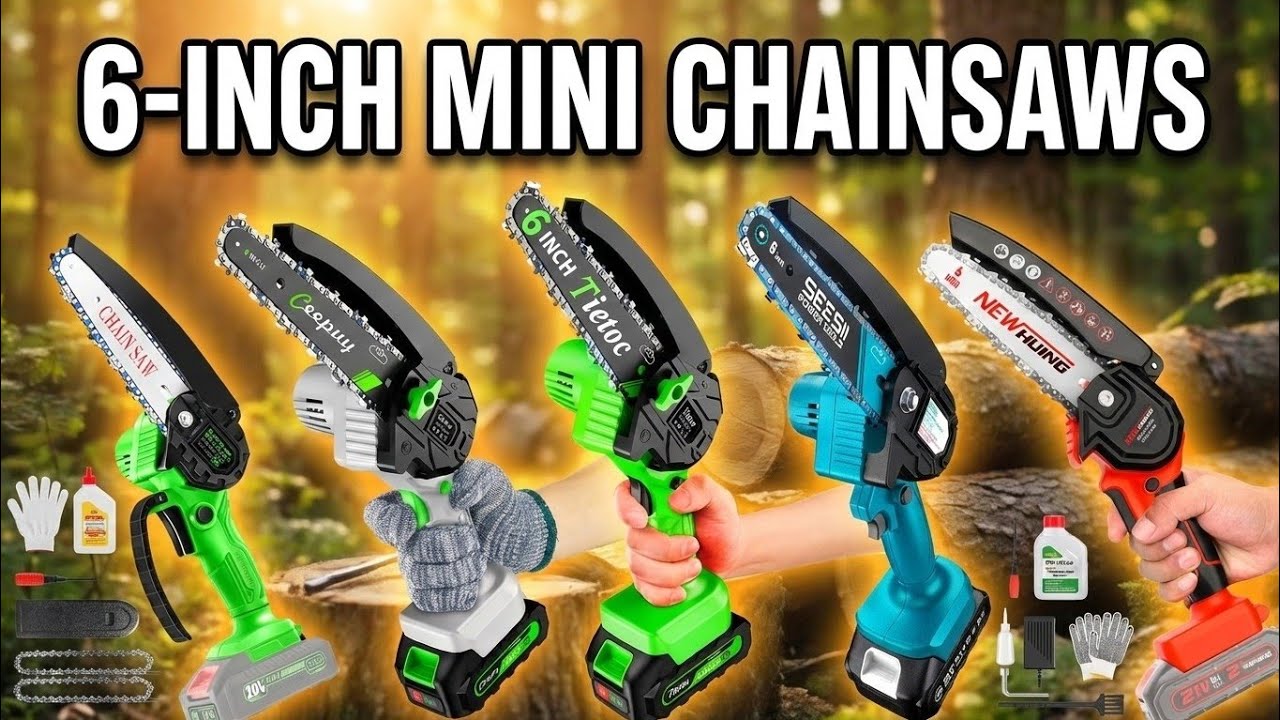 Top 5 Best 6-Inch Mini Chainsaws in 2026 | Compact Power for Yard & DIY ...