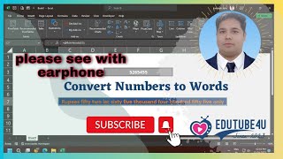 Excel Tips and Tricks: Convert Rupee Numbers to Words with Rsinwords Function. Rupee to Words: Excel