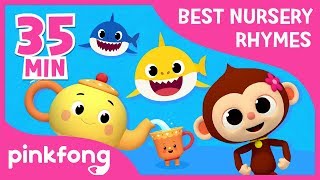 Five Little Monkeys and more | Best Nursery Rhymes | +Compilation | Pinkfong Songs for Children