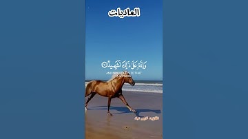 سورة العاديات #اكسبلور #quran  - القارئ فارس عباد #تيك_توك