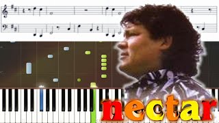 NECTAR - OJITOS HECHICEROS / PIANO TUTORIAL / Synthesia Cover