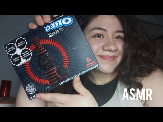 ASMR - PROBANDO LAS OREO SABOR COCA COLA 🖤❤️