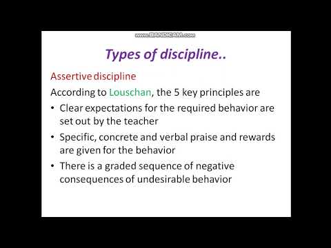 types of discipline - nursing education