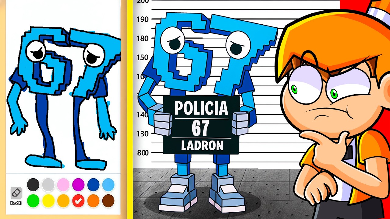 DIBUJA al LADRÓN y ARRÉSTALO ✏️🚨