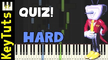 Quiz! [Deltarune Chapter 3+4] - Hard Mode [Piano Tutorial] (Synthesia)