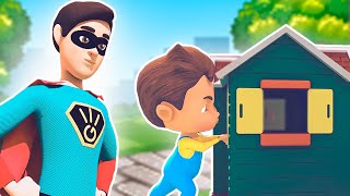 Super Daddy song | + MORE Baby Song and Nursery Rhymes | Toddler Town Family