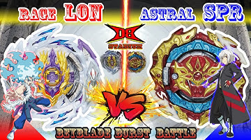 【DB Stadium】 레이지 롱기누스(Rage Longinus) vs 아스트랄 스프리건(Astral Spriggan) 【베이블레이드 버스트 Beyblade Burst】