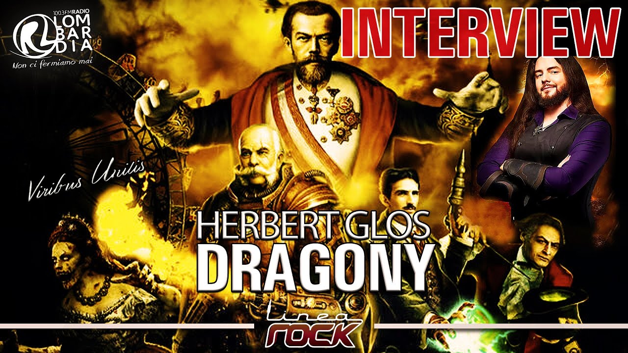 DRAGONY - Herbert Glos "Viribus Unitis" interview @Linea Rock 2021 by Barbara Caserta