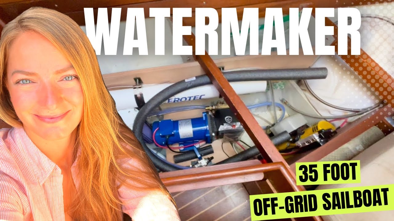 *WATERMAKER INSTALL* on our OFF-GRID 35 FOOT Sailboat | Hallberg Rassy 352 | Sailing Joco EP86