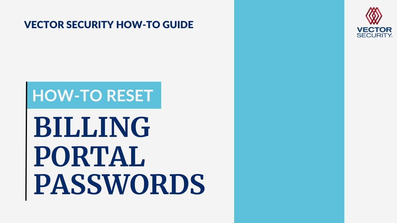 How to Reset Your Billing Portal Password - YouTube