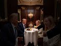 A beautiful candlelit dinner with Trump and Meloni #satire #funny