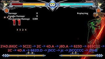 Easy Hazama "Back-To-Corner" Meterless Combo