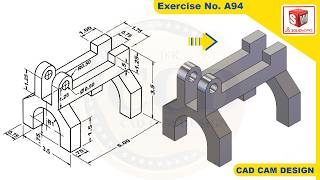 SolidWorks Tutorial for beginners Exercise A94