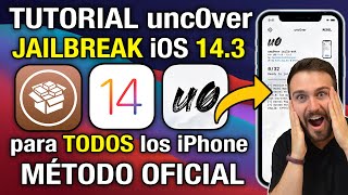 TUTORIAL ✅ Jailbreak unc0ver iOS 14.3 OFICIAL para TODOS los iPhone