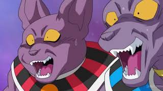 Beerus Being Scared of Zeno For a Solid 7 Minutes