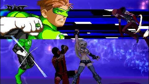 MUGEN Request: Carmine & Yoko Vs Green Lantern & Ermac MK2