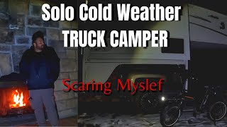 Solo Cold Weather Truck Camping