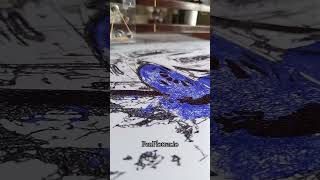 BMW pen plotter art blue print #penplotter #plotterart #digitalart #blueprint #bmwposter