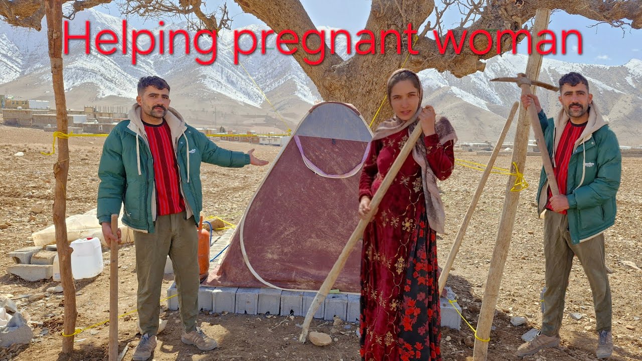Assisting a Pregnant Nomad Woman in Harsh Conditions  Safe Shelter